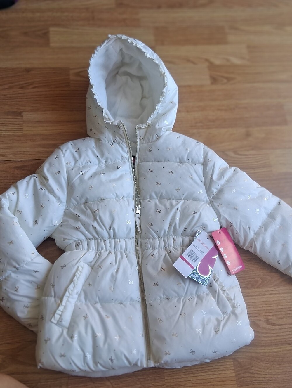 NWT Girls Puffy Style Coat Sz 6X